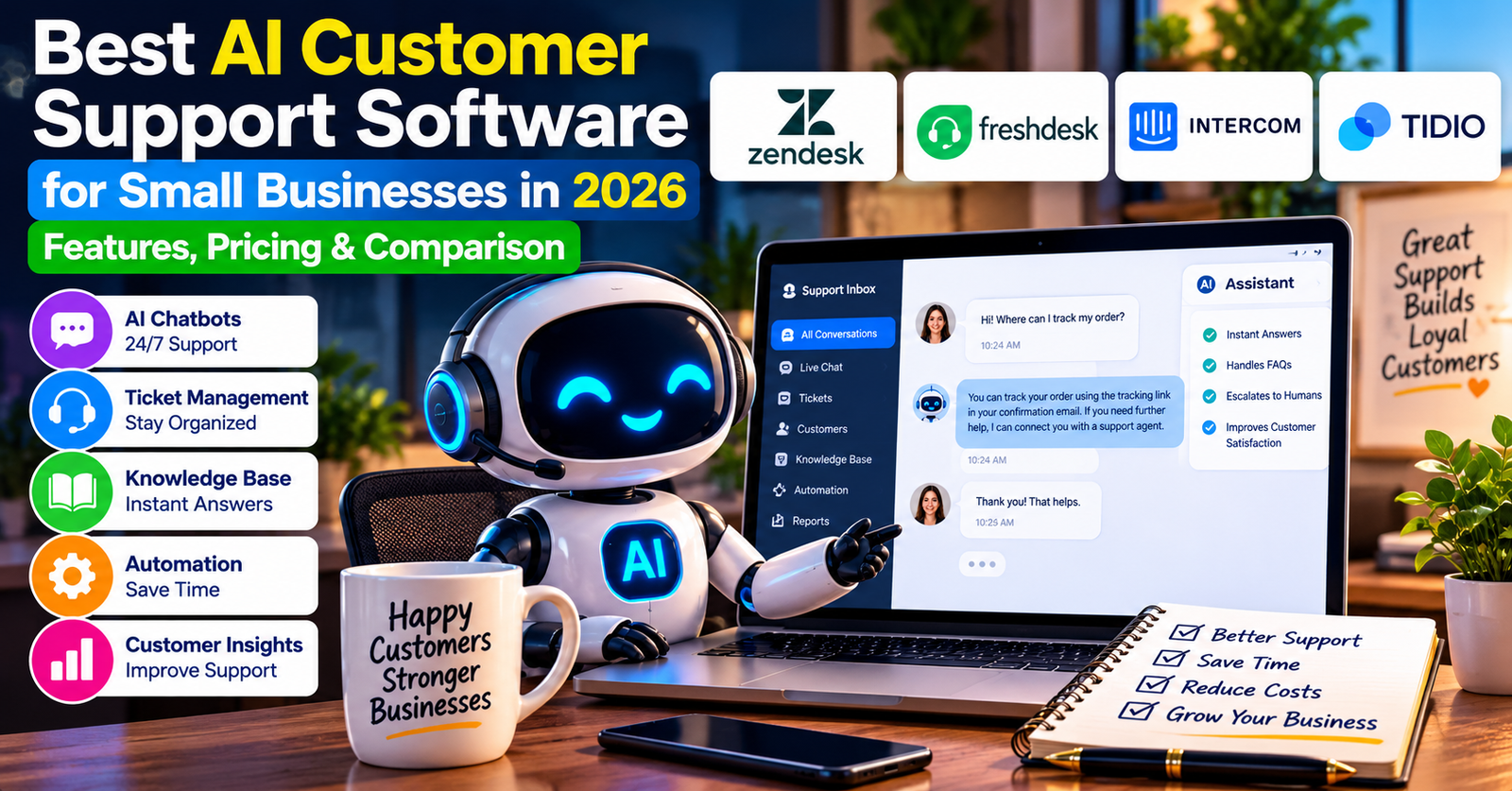 AI Customer Support Software for Small Businesses